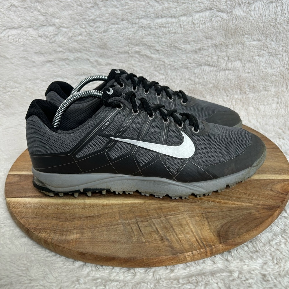 Nike Mens Air Range Flywire 533093-001 Gray Golf Cleats Shoes Size 10.5